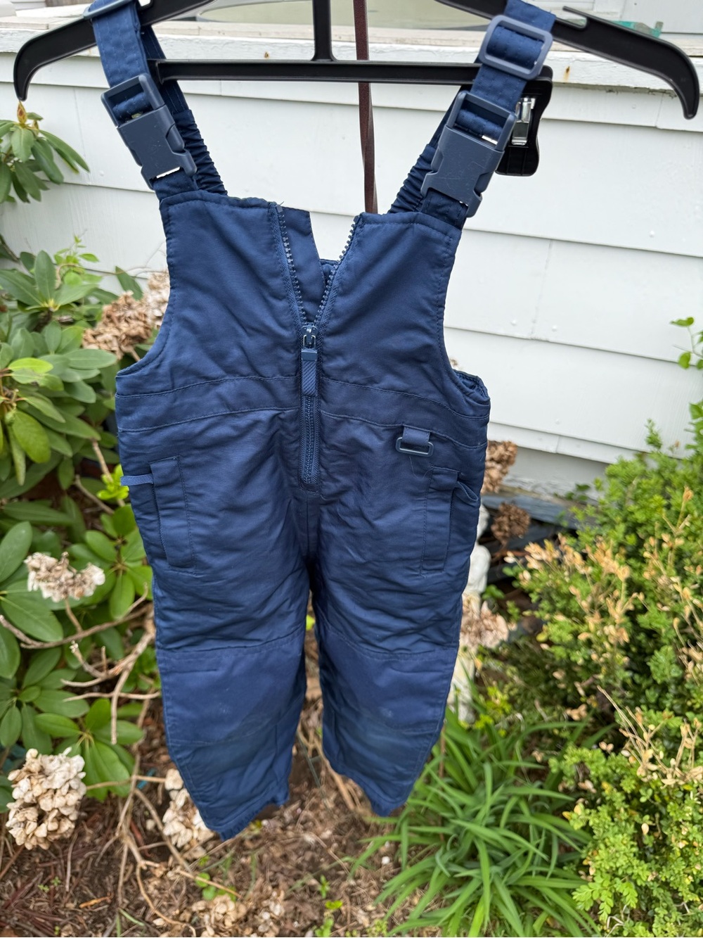 Circo EUC 18 Months Navy Blue Insulated Kids Snow Overalls